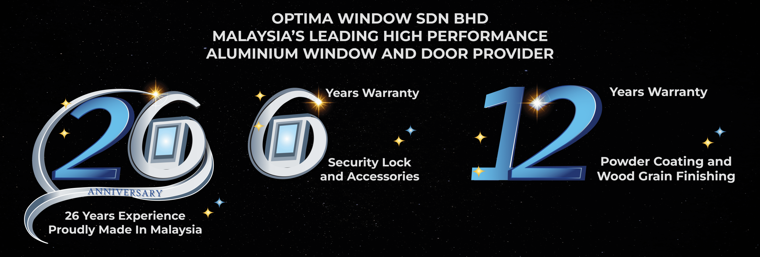 26 Anniversary Banner